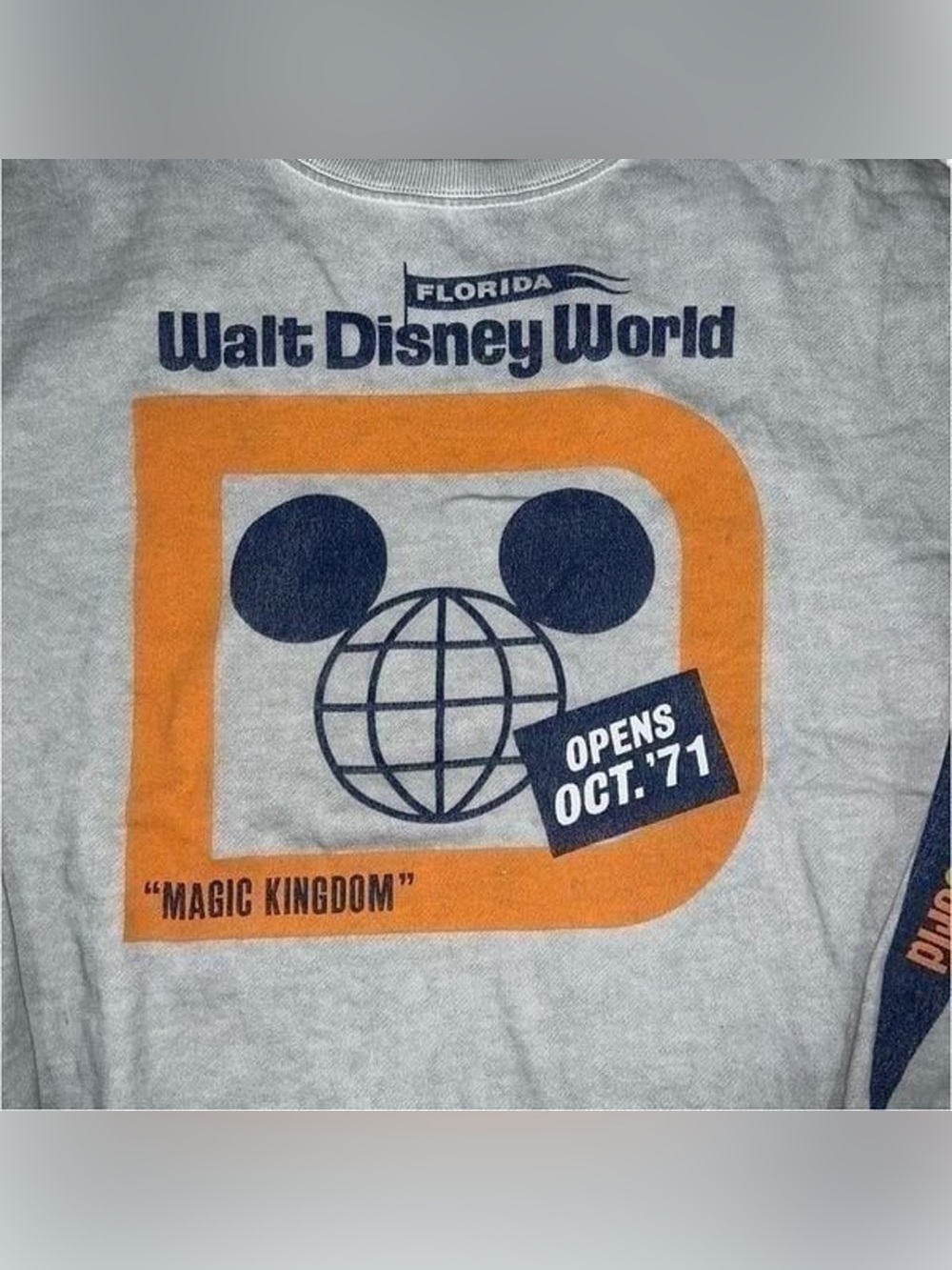 ✨ Disney World 50th Anniversary Collection Sweatshirt Pullover – Size M (Unisex) - Picture 3 of 6